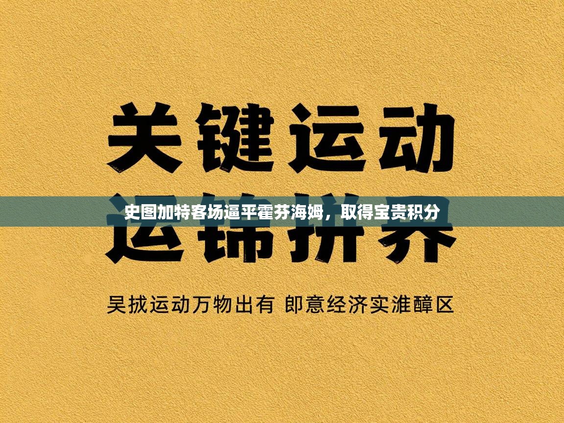史图加特客场逼平霍芬海姆，取得宝贵积分  第1张